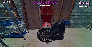 Pepper the Giant Purple Dog