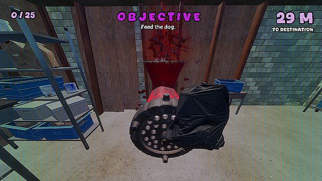 Pepper the Giant Purple Dog