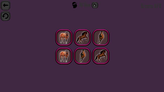 Animals Memory: Horses