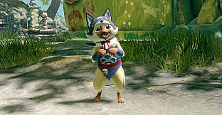MONSTER HUNTER RISE - "Canyne Mask" Palico layered armor piece