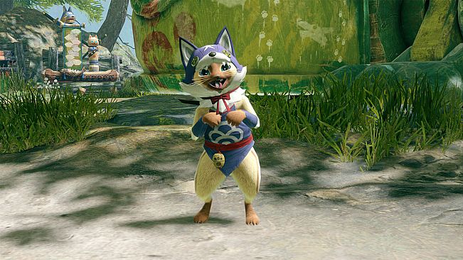 MONSTER HUNTER RISE - "Canyne Mask" Palico layered armor piece