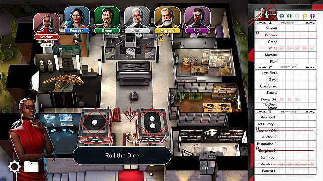 Clue/Cluedo: Painted Red Gallery Expansion