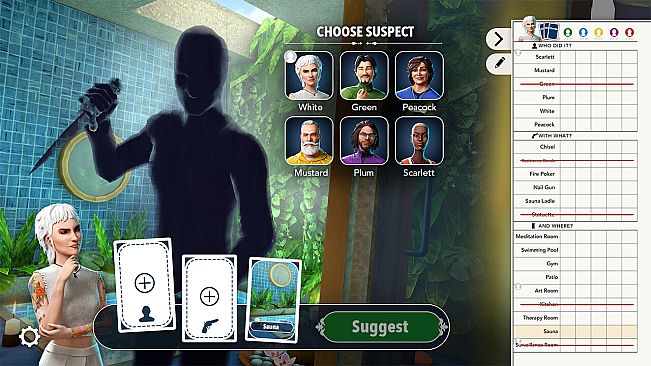 Clue/Cluedo: Whispering Pines Retreat Crime Scene