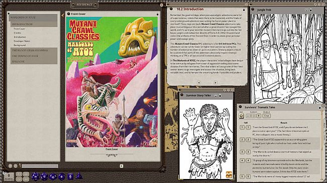 Fantasy Grounds - Mutant Crawl Classics #4: Warlords of ATOZ