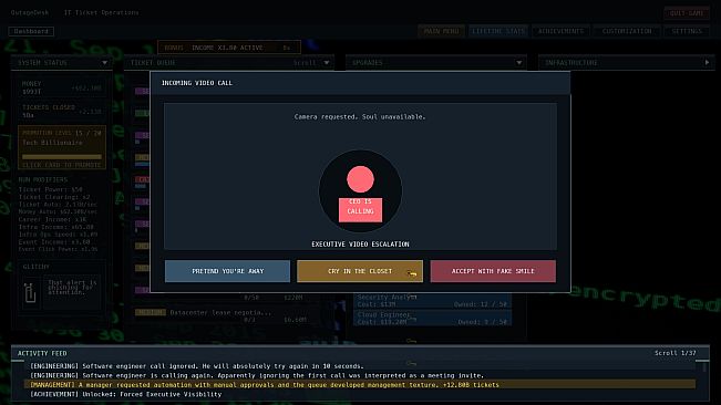 IT Outage Desk