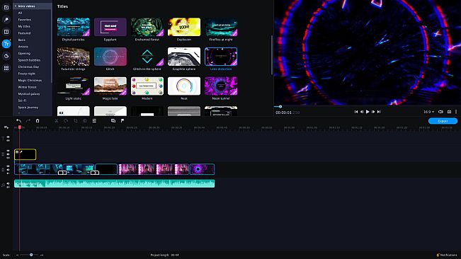 Movavi Video Editor Plus 2021 Effects - VHS Intro Pack