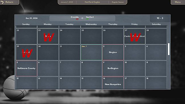 College Basketball Manager