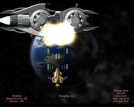 Encounter of Galaxies