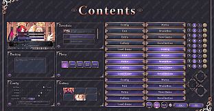 Tyrano Builder - Visual Novel GUI Pack #4 Color-Navy [kopanda UI]