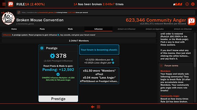 Rule1A Incremental: Idle Forum