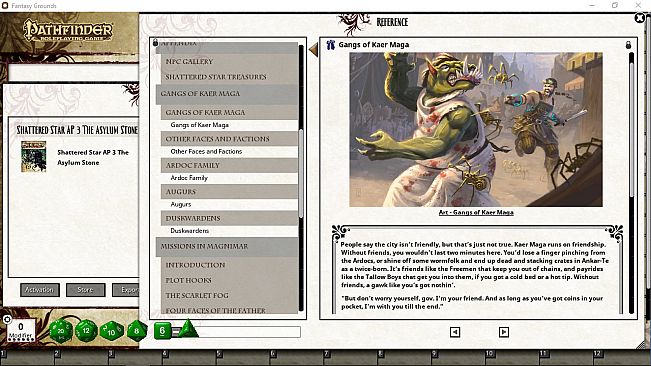 Fantasy Grounds - Pathfinder RPG - Shattered Star AP 3: The Asylum Stone