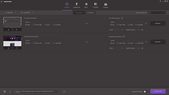 Wondershare Uniconverter-Video Converter, Video Editor, Video Compressor, Video Recorder, DVD Burner