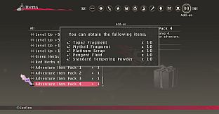 Tales of Berseria - Adventure Item Pack 4