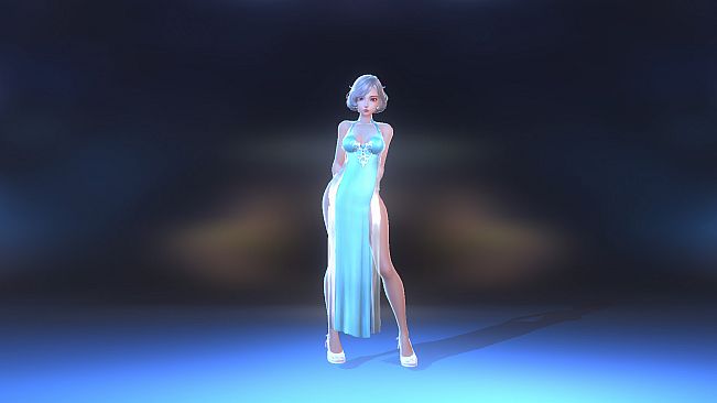 Angel Legion-DLC Cloud Dress (Cyan)