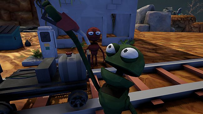 very normal rail game