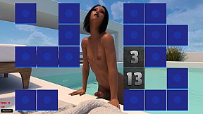 Sexy Memory Puzzle - Futanari Pool