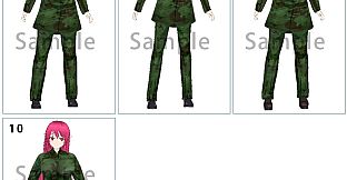 RPG Maker 3D Character Converter - Gee-kun-soft character 14 military uniform 3
