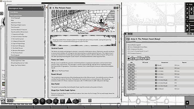 Fantasy Grounds - Mourngloom Keep for Shadowdark RPG
