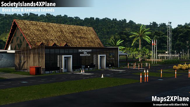 X-Plane 12 Add-on: Aerosoft - Society Islands XP - Bora Bora & Leeward Islands