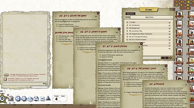 Fantasy Grounds - Daring Tales of the Space Lanes #2 - Bad Debts (Savage Worlds)