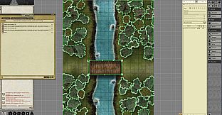 Fantasy Grounds - Pathfinder RPG - Pathfinder Flip-Mat - Classic River Crossing