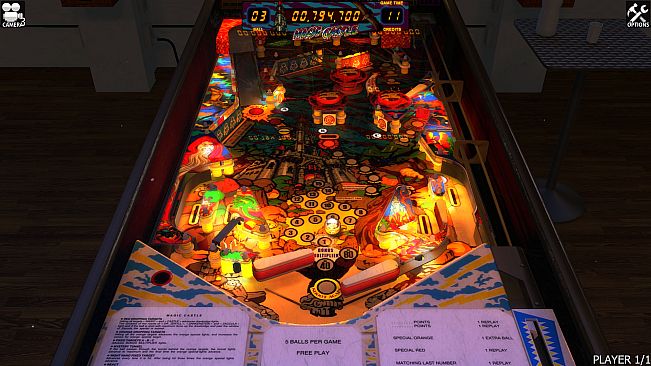 Zaccaria Pinball - Magic Castle Table