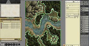 Fantasy Grounds - Pathfinder RPG - Pathfinder Flip-Mat - Forest Multi-Pack