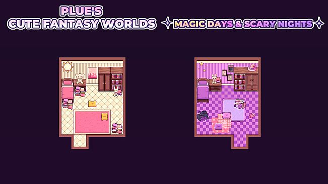 RPG Maker MZ - Plue's Cute Fantasy Worlds - Magic Days & Scary Nights