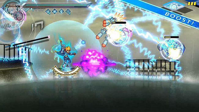 Azure Striker Gunvolt Trilogy Enhanced - Additional mode "Azure Striker Gunvolt GX"