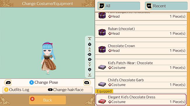 Chocolate Attire - WorldNeverland - Daily Life in the Elnea Kingdom - Another Life Adventure