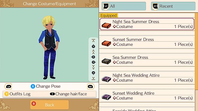 Seaside Wedding Set - WorldNeverland - Daily Life in the Elnea Kingdom