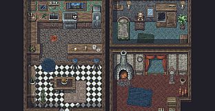 RPG Maker MZ - EX Graphic Base Set Indoor