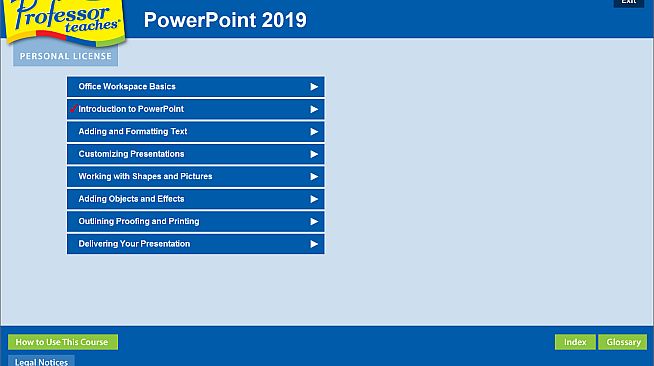 Professor Teaches PowerPoint 2019