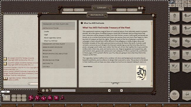 Fantasy Grounds - Treasury of the Fleet