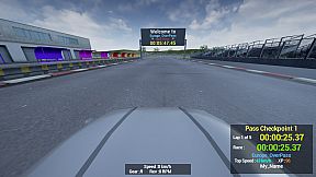 1980s & 90s Style - Retro Track Car Racer