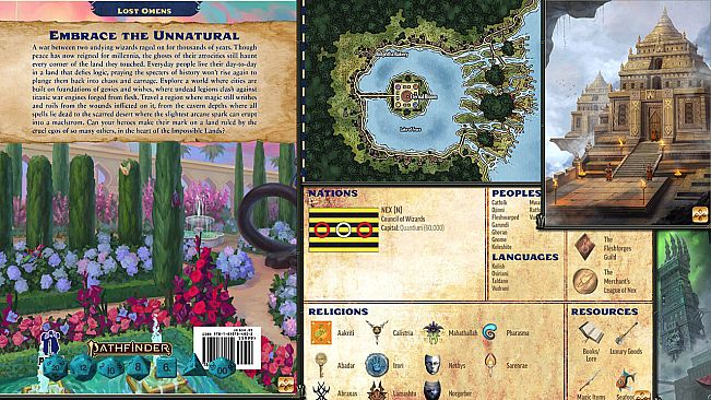 Fantasy Grounds - Pathfinder 2 RPG - Lost Omens: Impossible Lands