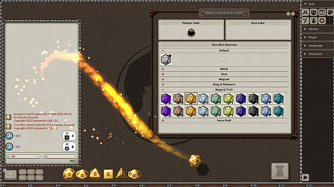 Fantasy Grounds - Magical Trails Dice Pack