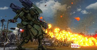 EARTH DEFENSE FORCE 5 - Air Raider Piloted Weapon: Combat Frame Gold Nyx