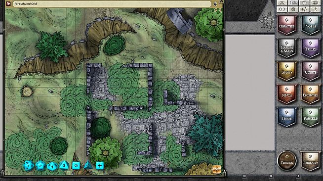 Fantasy Grounds - Forest Map Pack by Joshua (Map Pack)