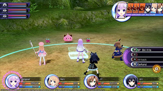 Hyperdimension Neptunia Re;Birth2 Lily-ad Dungeon