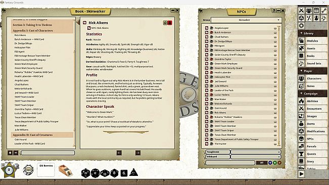 Fantasy Grounds - Skinwalker