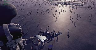 Minigun VS Swarms of the Zombie Apocalypse Simulator