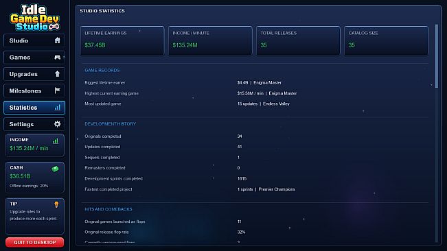 Idle Game Dev Studio