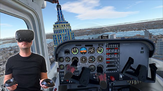 VR Flight Simulator New York - Cessna