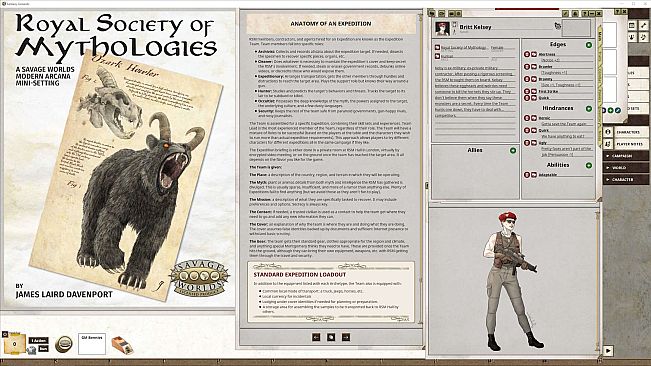 Fantasy Grounds - Royal Society of Mythology