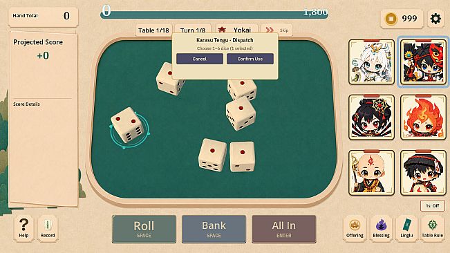 Hyakki Dice