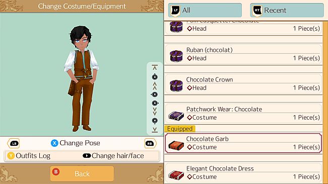 Chocolate Attire - WorldNeverland - Daily Life in the Elnea Kingdom - Another Life Adventure