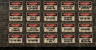 GameGuru MAX Modern Day Asset Pack - Hazard Signs