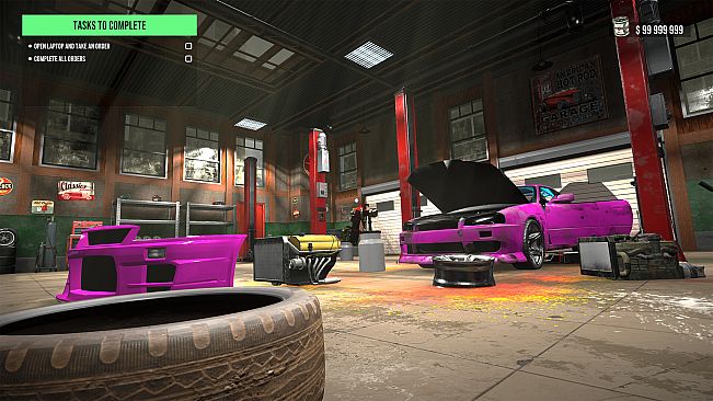 Car Tuning Garage Simulator