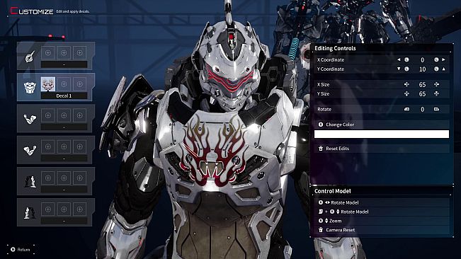 Daemon X Machina: Titanic Scion - Decal Set